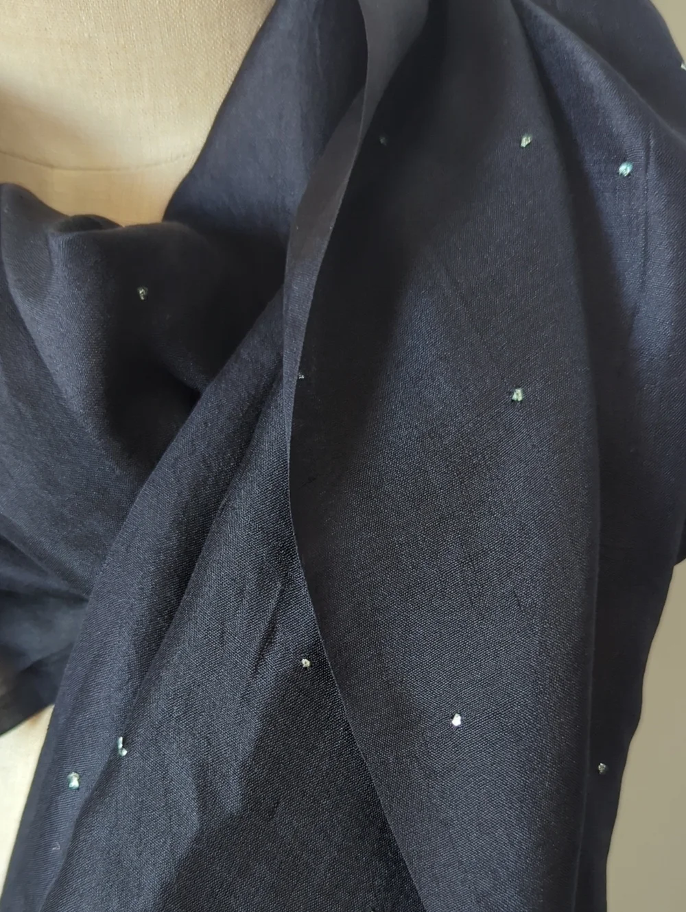 Sutton Studio black silk